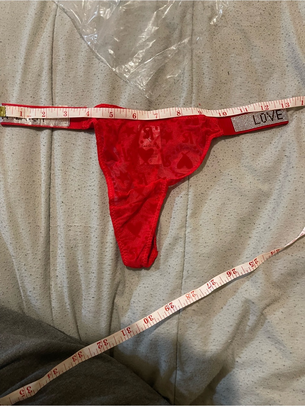 Crystal rhinestone panties. Love or lust intimates size small - Picture 2 of 2